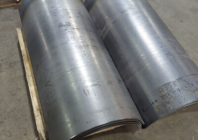 Plate-rolled metal sheets
